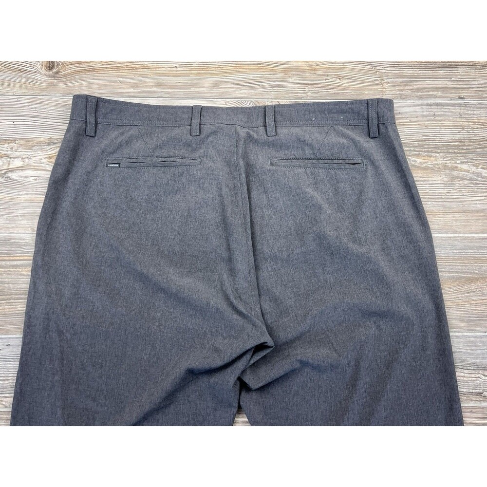 Linksoul Golf Pants Mens 40/29 Gray Lightweight Stretch Flat Front Casual - Picture 6 of 13